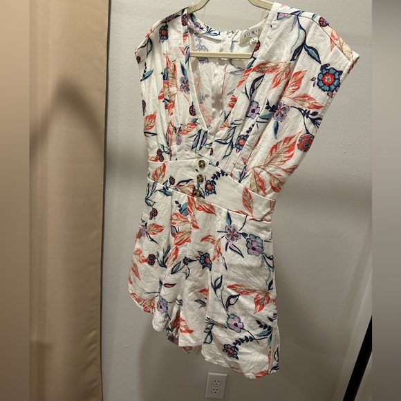 Floral romper with zipper - Picture 4 of 4